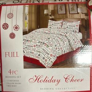 NWT full Christmas comforter set